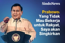 Prabowo: Yang Tidak Mau Bekerja untuk Rakyat, Saya akan Singkirkan