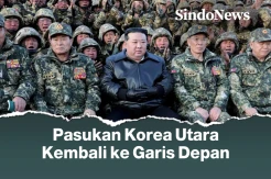 Pasukan Korea Utara Kembali ke Garis Depan Perang Ukraina