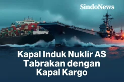 Kapal Induk Nuklir Harry S Truman AS Tabrakan dengan Kapal Kargo