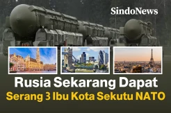 Rusia Sekarang Dapat Menyerang 3 Ibu Kota Sekutu NATO