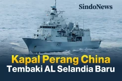Kapal Perang China Tembaki Armada Angkatan Laut Selandia Baru