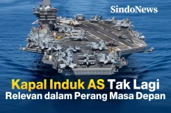 5 Alasan Kapal Induk AS Tak Lagi Relevan dalam Perang Masa Depan