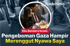 Eks Sandera Israel: Pengeboman Gaza Hampir Merenggut Nyawa Saya