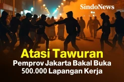 Atasi Tawuran, Pemprov Jakarta Bakal Buka 500.000 Lapangan Kerja