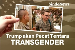 Presiden AS Donald Trump akan Pecat Tentara Transgender