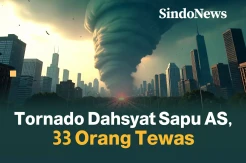 33 Orang Tewas saat Tornado Dahsyat Sapu Amerika Serikat
