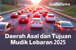 Daerah Asal dan Tujuan Arus Mudik Lebaran Idul Fitri 2025