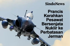 Prancis Kerahkan Pesawat Bersenjata Nuklir ke Perbatasan Jerman