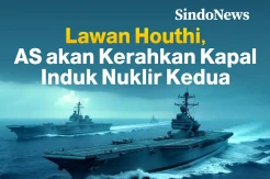 Lawan Houthi, AS akan Kerahkan Kapal Induk Nuklir Kedua