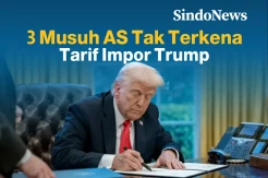 Ini 3 Negara Musuh AS yang Tidak Terkena Tarif Impor Trump
