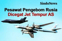 Pesawat Pengebom Rusia Dicegat Jet Tempur Siluman F-35 AS