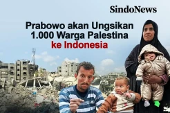 Prabowo Bakal Ungsikan 1.000 Warga Palestina ke Indonesia