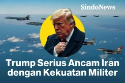 Trump Serius Ancam Iran dengan Kekuatan Militer AS