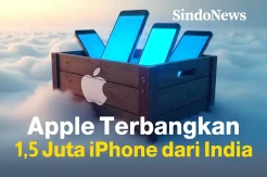 Hindari Tarif Trump, Apple Terbangkan 1,5 Juta iPhone dari India