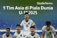9 Negara Asia Lolos Piala Dunia U-17 2025, Indonesia Wakil ASEAN