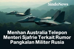 Menhan Australia Telepon Menteri Sjafrie Terkait Rumor Pangkalan Militer Rusia