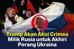 Akhiri Perang Ukraina, Trump Akan Akui Crimea Milik Rusia