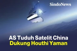 Amerika Serikat Tuduh Satelit China Dukung Houthi Yaman