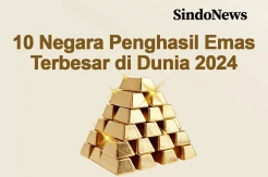 10 Negara Penghasil Emas Terbesar di Dunia, Termasuk Indonesia