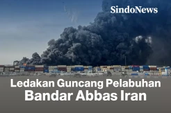 Ledakan Dahsyat Guncang Pelabuhan Bandar Abbas Iran