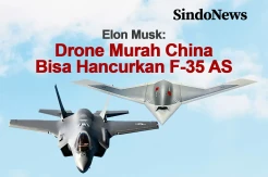 Elon Musk: Drone Murah China Bisa Hancurkan Jet Tempur F-35 AS