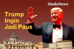 Trump Ingin Jadi Paus Berikutnya, Pimpin Gereja Katolik