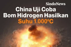 China Uji Coba Bom Hidrogen Hasilkan Suhu 1.000 Derajat Celsius