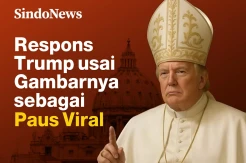 Respons Donald Trump usai Gambarnya sebagai Paus Viral