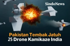 25 Drone Kamikaze yang Dioperasikan India Ditembak Jatuh Pakistan