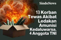 13 Orang Meninggal Akibat Insiden Pemusnahan Amunisi di Garut