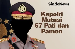 Kapolri Mutasi 67 Perwira Tinggi dan Perwira Menengah