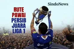 Rute Pawai Akbar Persib Bandung Juara Liga 1 2024/2025
