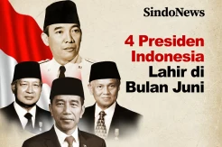 4 Presiden Indonesia Lahir Bulan Juni, Soekarno hingga Jokowi