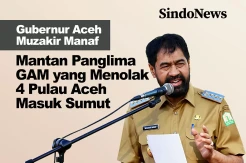 Gubernur Muzakir Manaf, Mantan Panglima GAM yang Tolak 4 Pulau Aceh Masuk Sumut