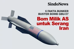 6 Fakta Buster GBU-57, Bom Bunker AS yang Serang Iran