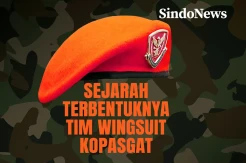 Sejarah Terbentuknya Tim Wingsuit Kopasgat, Minimal Punya 1.500 Jam Terbang