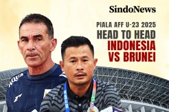 Piala AFF U-23 2025, Head To Head Timnas Indonesia vs Brunei U-23