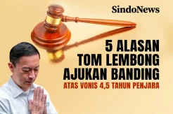 5 Alasan Tom Lembong Ajukan Banding atas Vonis 4,5 Tahun Penjara
