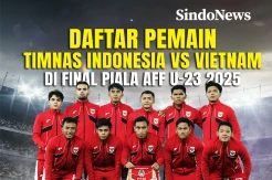 Daftar Pemain Timnas Indonesia vs Vietnam di Final Piala AFF U-23 2025