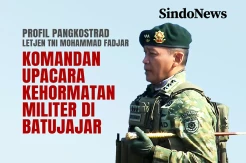 Profil Letjen TNI Mohammad Fadjar, Pangkostrad yang Jadi Komandan Upacara Kehormatan Militer