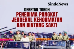 Deretan Tokoh Penerima Pangkat Jenderal Kehormatan dan Bintang Sakti