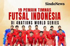 Daftar 19 Pemain Timnas Futsal Indonesia di 4Nations World Series
