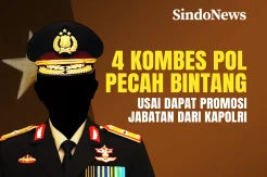 4 Kombes Pol Pecah Bintang usai Dapat Promosi Jabatan dari Kapolri