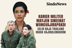 Karier Militer Mayjen Sineenat Wongvajirapakdi, Selir Istimewa Raja Thailand