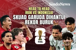 Head to Head Irak vs Indonesia, Skuad Garuda Dihantui Rekor Buruk