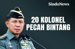 20 Kolonel Pecah Bintang usai Dapat Promosi Jabatan