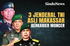 3 Jenderal TNI Asli Makassar Berkarier Moncer, Harumkan Sulawesi Selatan