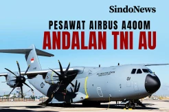 Pesawat Airbus A400M Mendarat di Lanud Halim, Perkuat Armada Tempur TNI AU