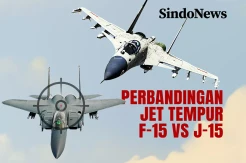 Perbandingan Jet Tempur J-15 China dan F-15 Jepang, Mana Lebih Hebat?