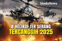 8 Helikopter Serang Tercanggih pada 2025, Salah Satunya Apache